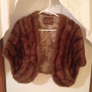 Fur cape, Mink